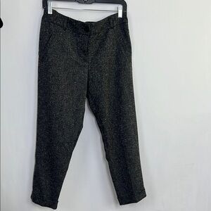 Classic Black Men's Pants speckle trouser